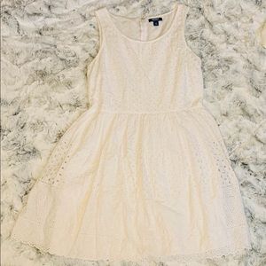 White Eyelet Old Navy Dress Size 12